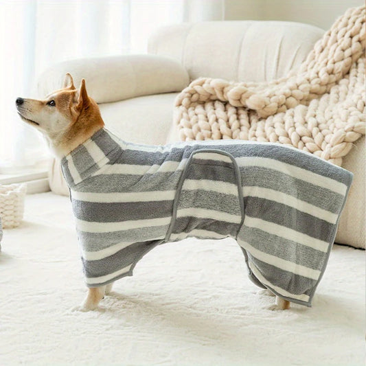 Mellow | Hundebademantel mit schnell trocknender Mikrofasertechnologie
