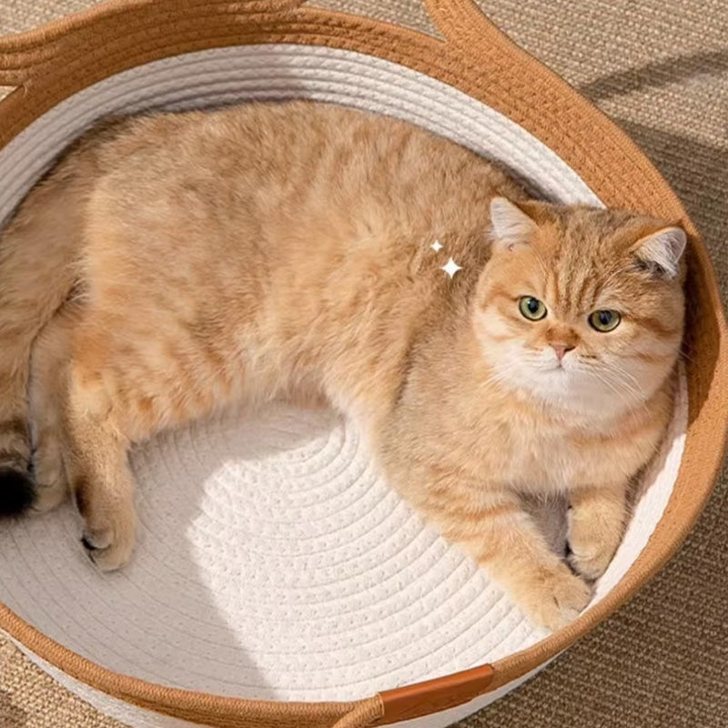 Socks Modernes Katzenbett mit Ohren-Design