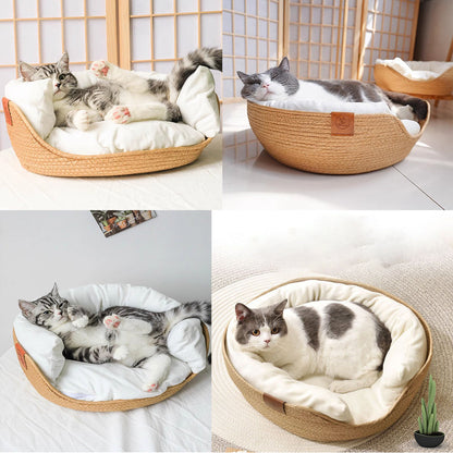 Vesper Handgewebtes Katzenbett