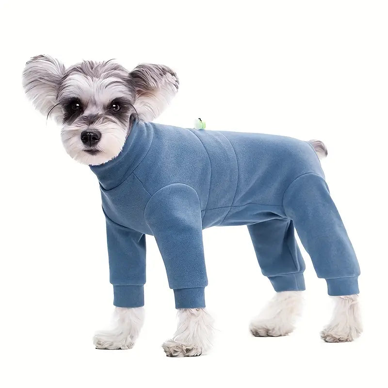 Matti Weicher Fleece-Jumpsuit für Hunde