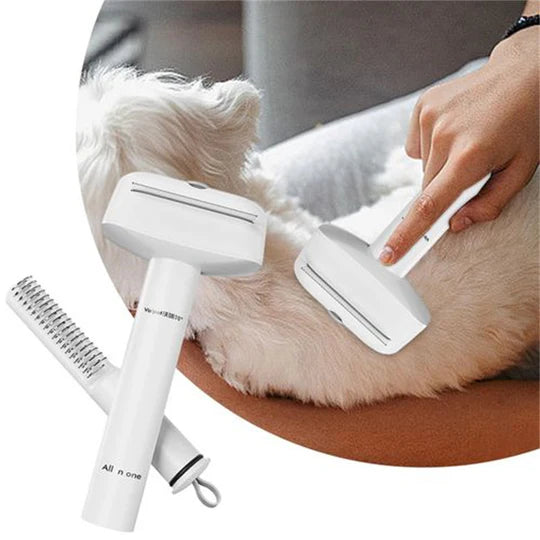 Salem | 2-in-1 Haustierbürste Mit Felltrimmer Für Effektive Fellpflege