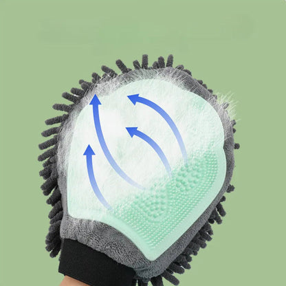 Patty | Pflegehandschuh für Haustiere mit Haarentfernung und Massage