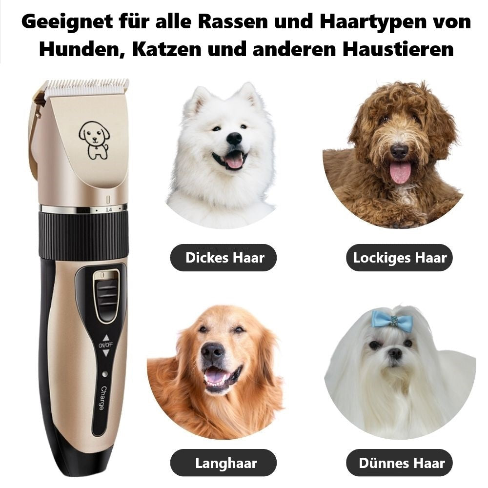 Oskar | Tundose für Hunde für schmerzfreie Pflege und mehrere Aufsätze