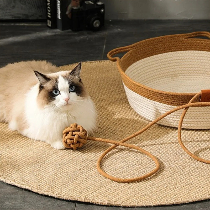 Socks Modernes Katzenbett mit Ohren-Design