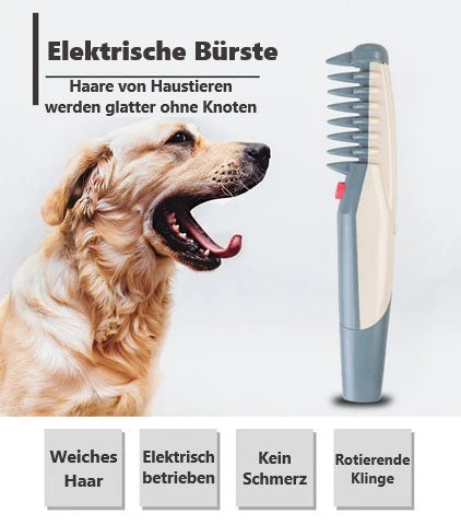 Jule | Elektrische Haustierbürste für stressfreie Fellpflege