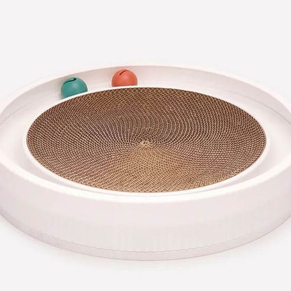 Lena | Kratzspielzeug mit Spielball für Katzen