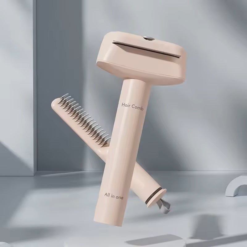 Salem | 2-in-1 Haustierbürste Mit Felltrimmer Für Effektive Fellpflege