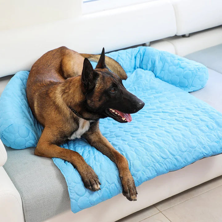 Drizzle Waschbares Hundebett mit Kühlmatte