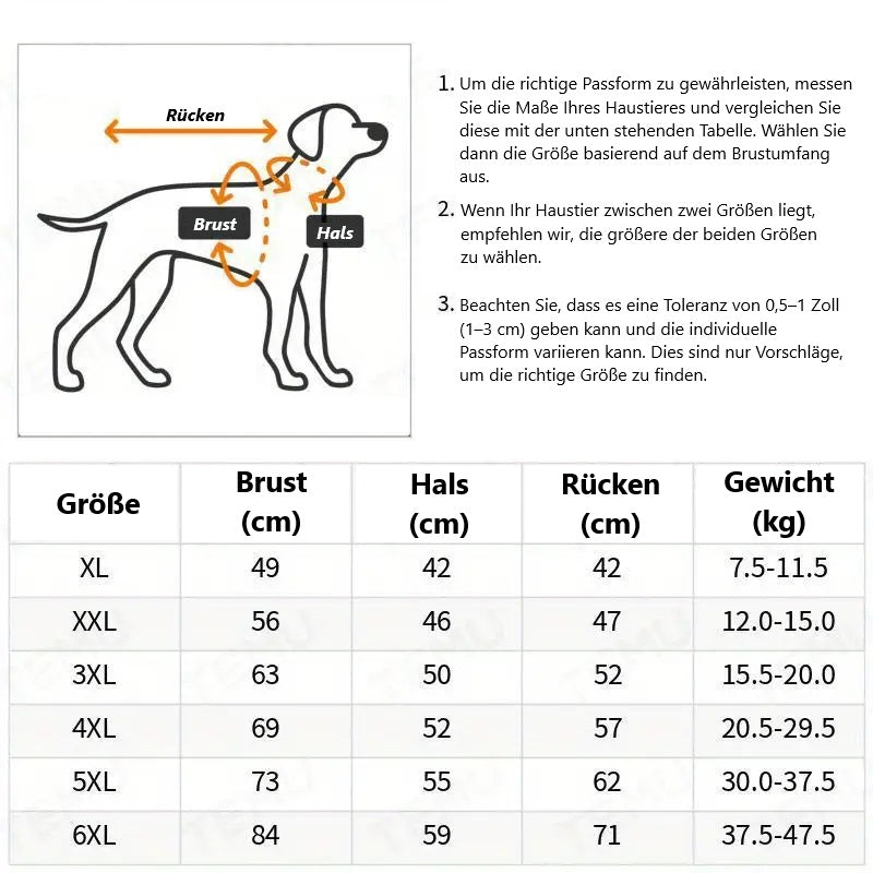 Freya | Wasserdichter Hundemantel