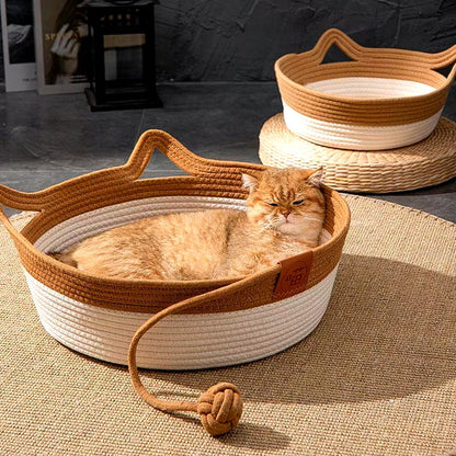 Socks Modernes Katzenbett mit Ohren-Design