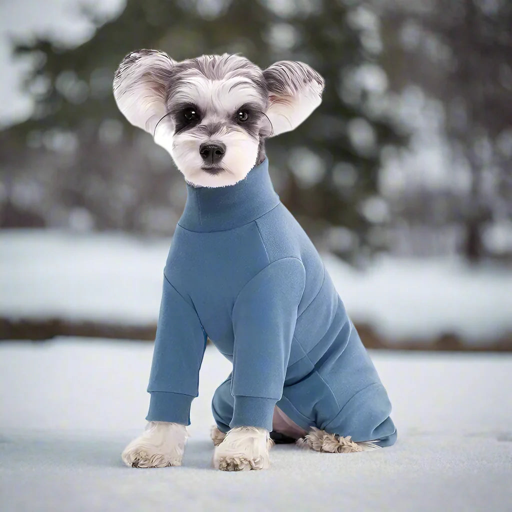 Matti Weicher Fleece-Jumpsuit für Hunde