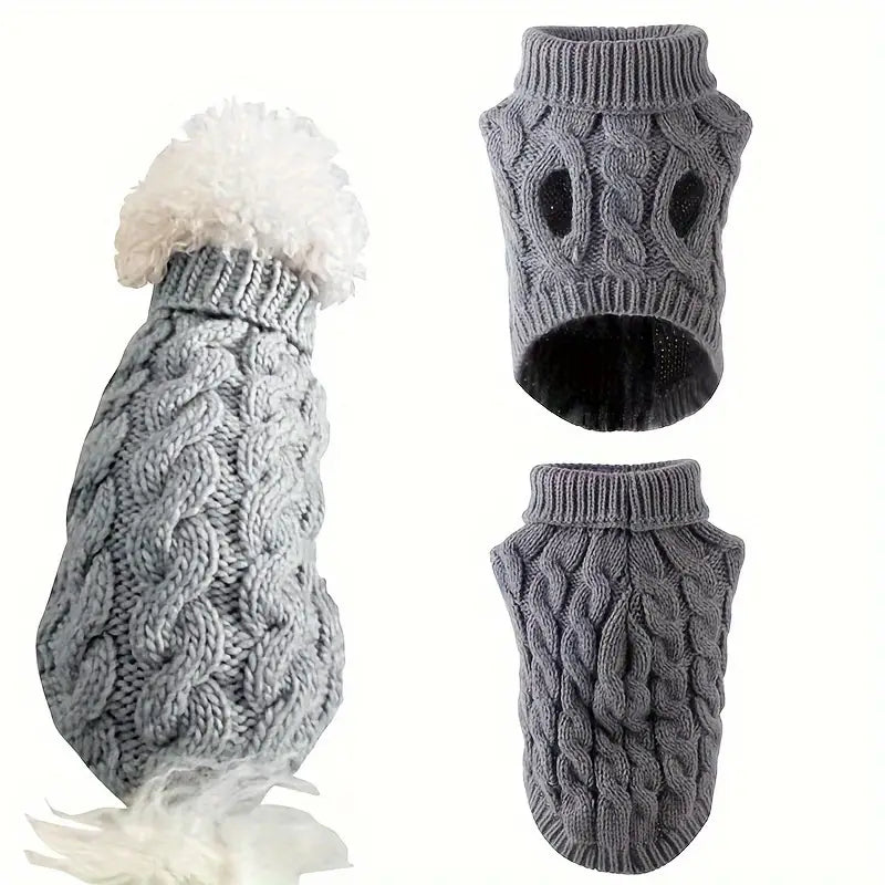 Britta Gestrickter Hundepullover