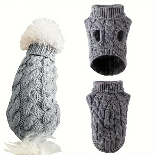 Britta Gestrickter Hundepullover
