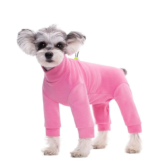 Matti Weicher Fleece-Jumpsuit für Hunde