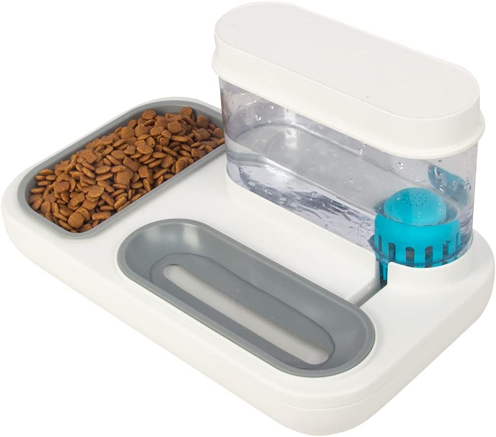 Olmir | Automatischer Futter und Wasserspender für Haustiere