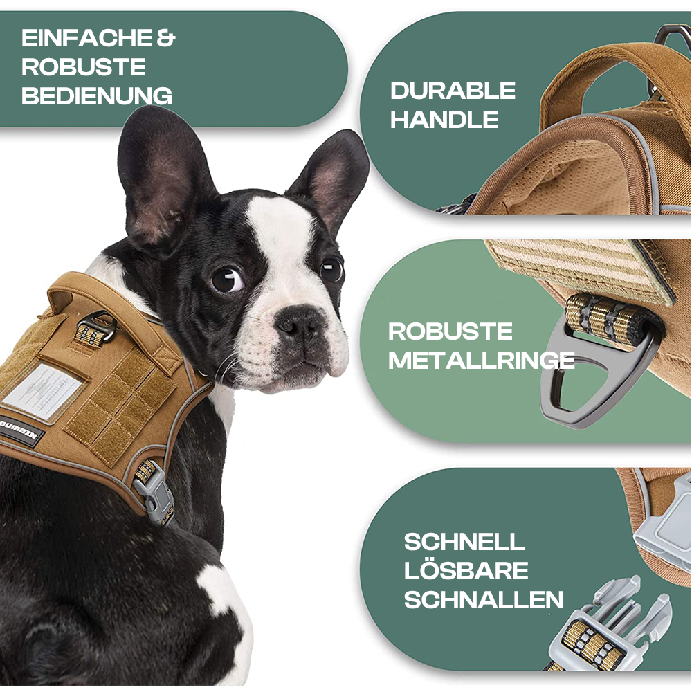 Vincent Taktisches Hundegeschirr mit MOLLE