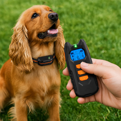 Verstellbares Hundehalsband für Training mit Vibration und Tonsignal | Zoltra