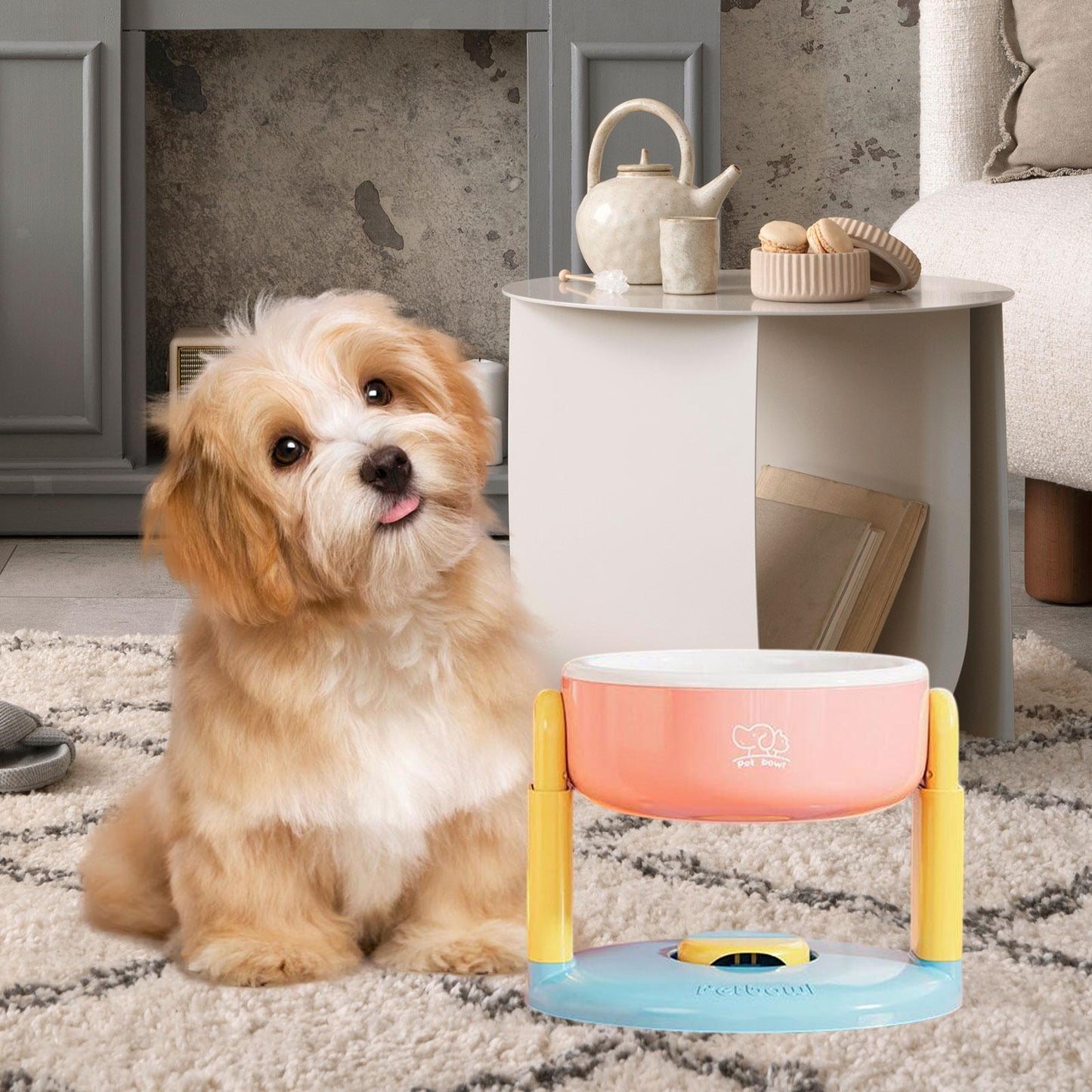 Ren | Fressnapf für Haustiere höhenverstellbar – für Hunde und Katzen geeignet