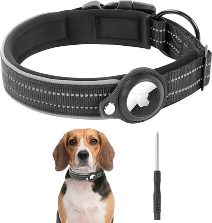 Alfred Reflektierendes Hundehalsband mit AirTag