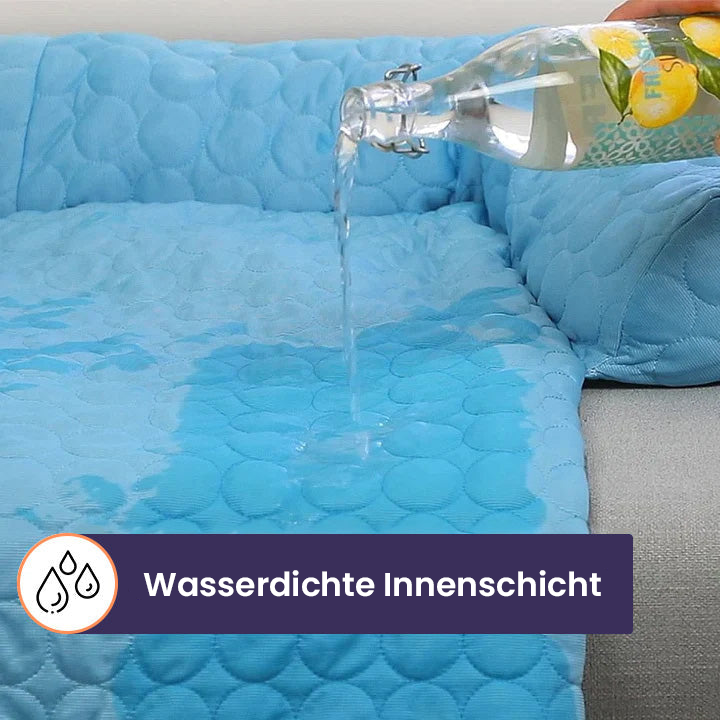 Drizzle Waschbares Hundebett mit Kühlmatte