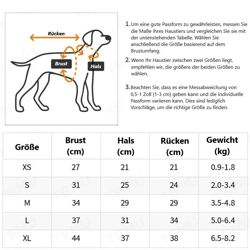 Dina Denim-Hundejacke