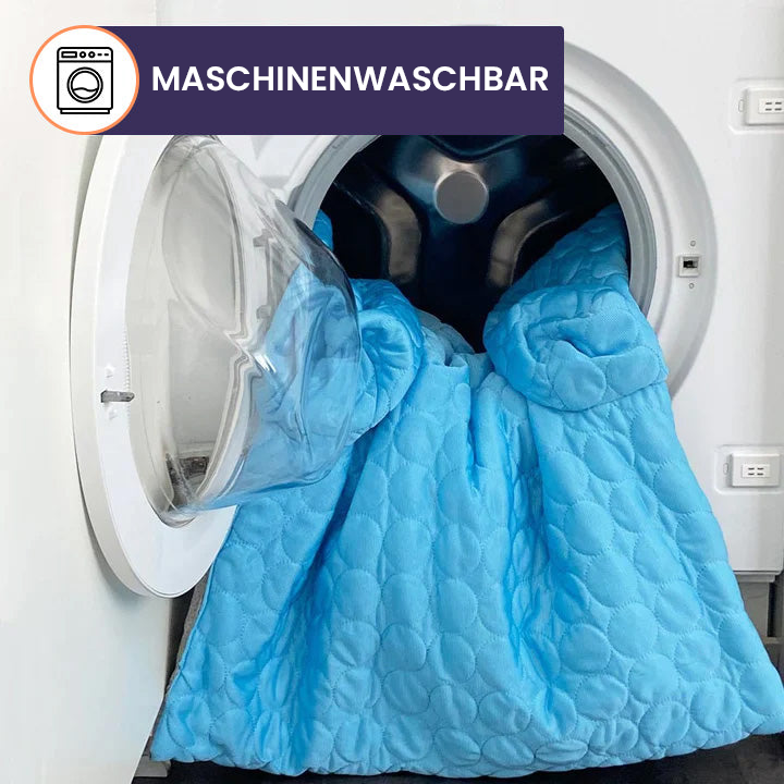 Drizzle Waschbares Hundebett mit Kühlmatte