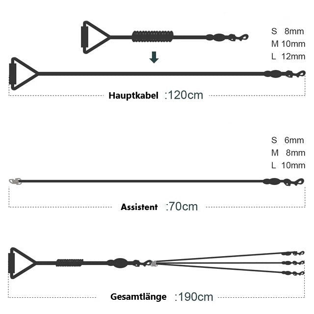 Titan Hundeleine für mehrere Hunde