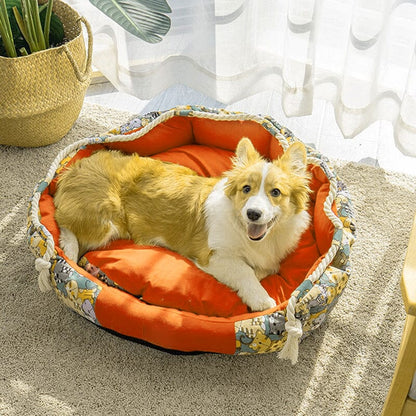Natan Hundebett mit Kauleine und Spielspaß