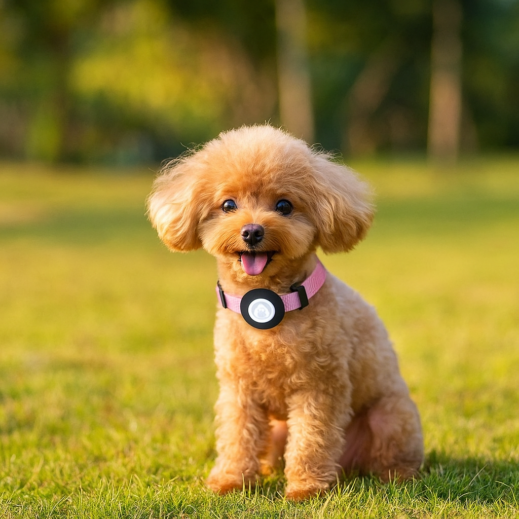 AirTag Hundehalsband mit verstellbarem Nylonverschluss | Brenno