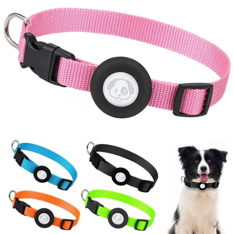 AirTag Hundehalsband mit verstellbarem Nylonverschluss | Brenno
