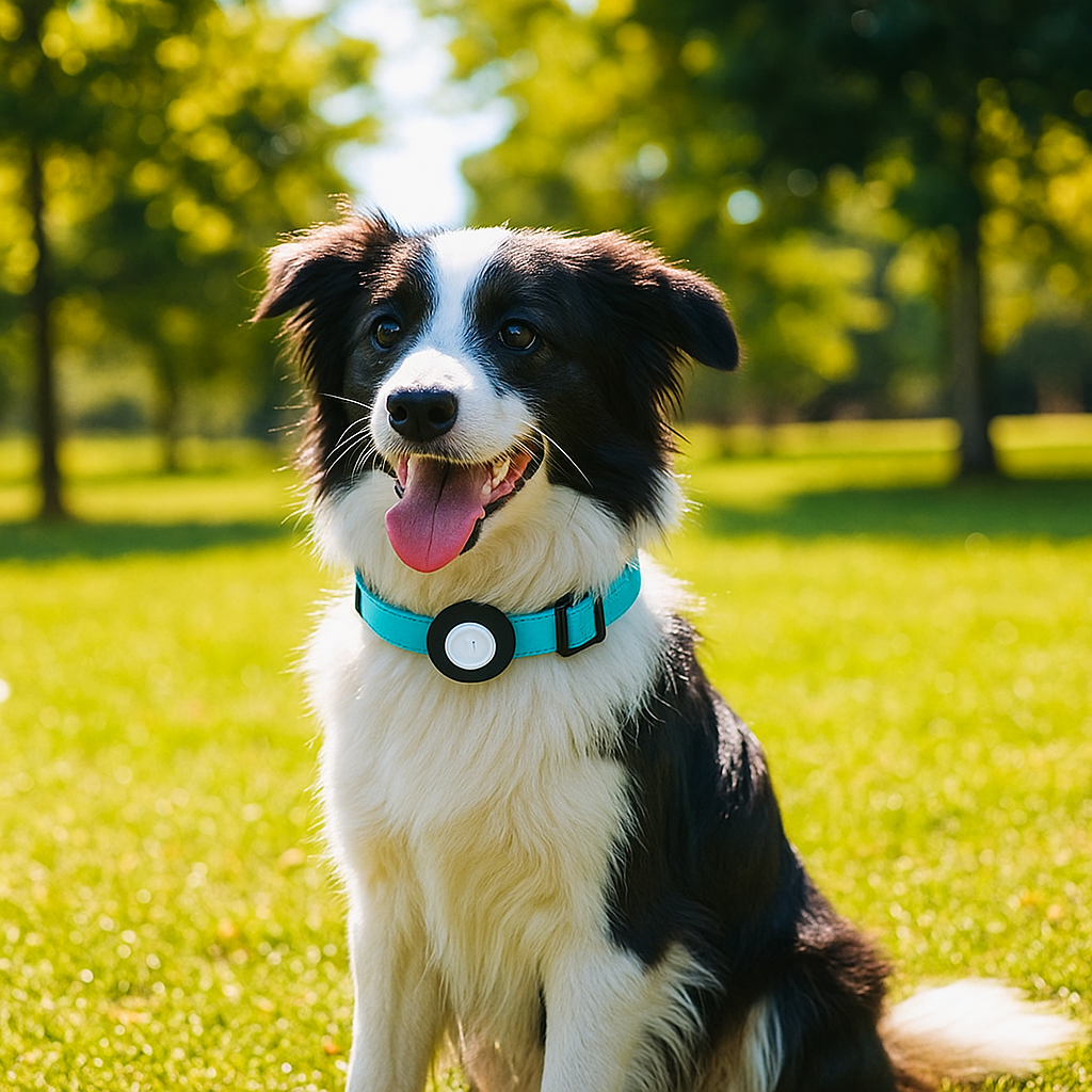 AirTag Hundehalsband mit verstellbarem Nylonverschluss | Brenno