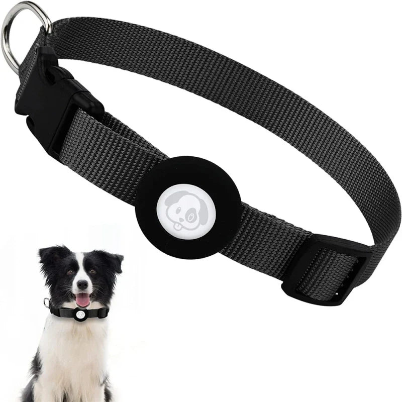 AirTag Hundehalsband mit verstellbarem Nylonverschluss | Brenno