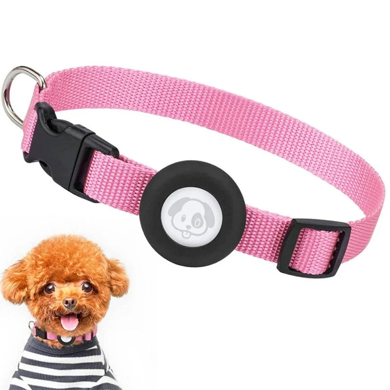 AirTag Hundehalsband mit verstellbarem Nylonverschluss | Brenno
