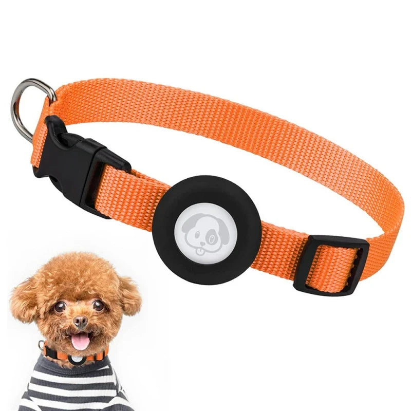 AirTag Hundehalsband mit verstellbarem Nylonverschluss | Brenno