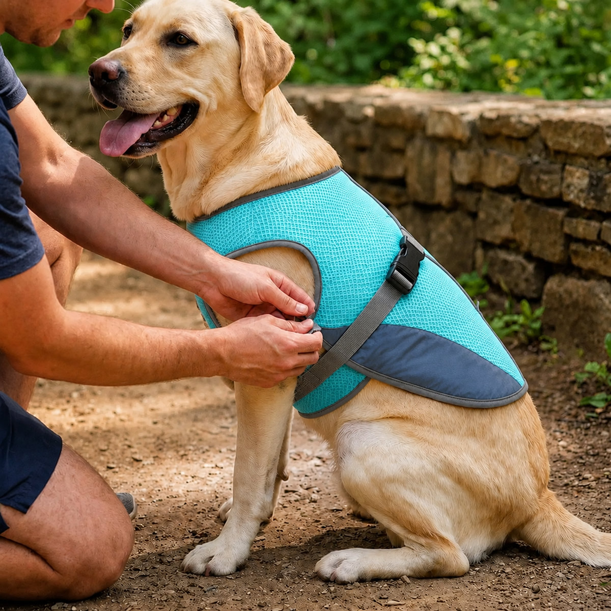 Atmungsaktive Kühlweste Für Hunde | ChillPup