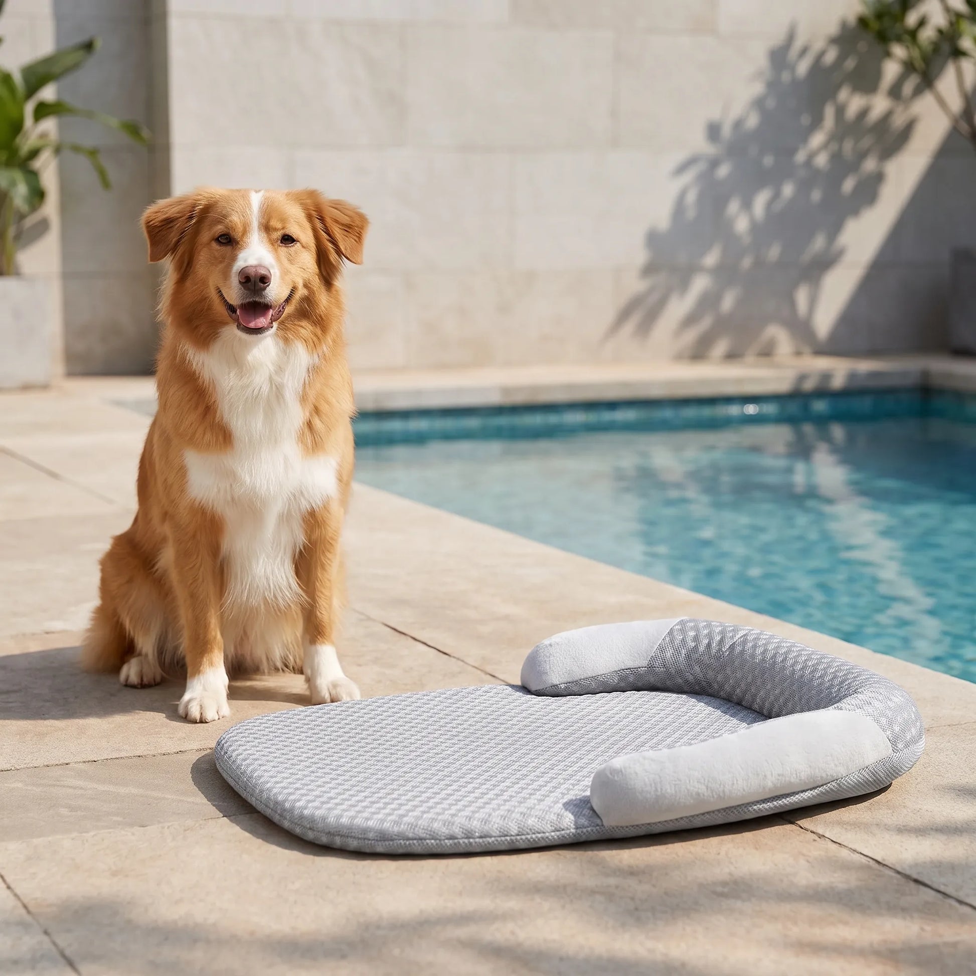 Atmungsaktives Hundebett Für Den Sommer | FrostyBreeze