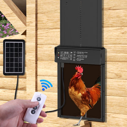 Automatische Hühnerstalltür mit Lichtsensor und Timer | Henlock