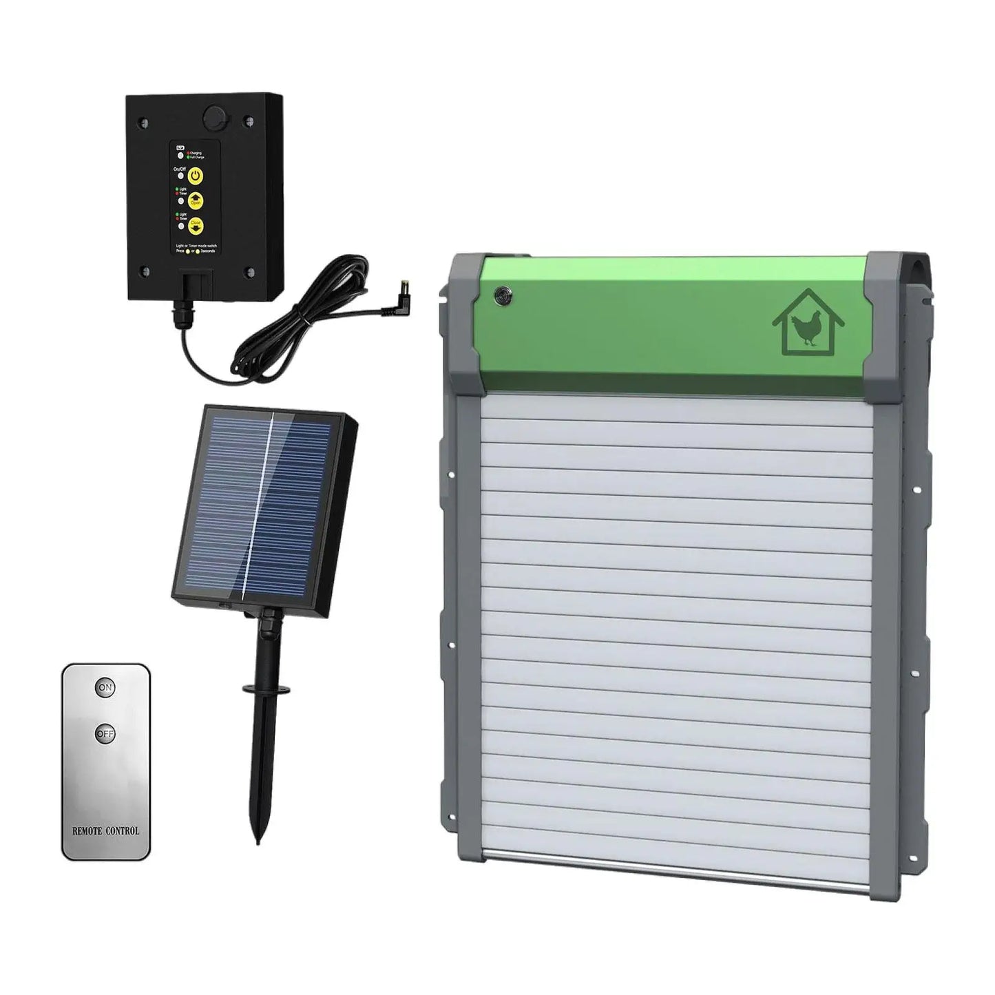 Automatische Hühnerklappe mit Fernbedienung und Lichtsensor | CluckMate