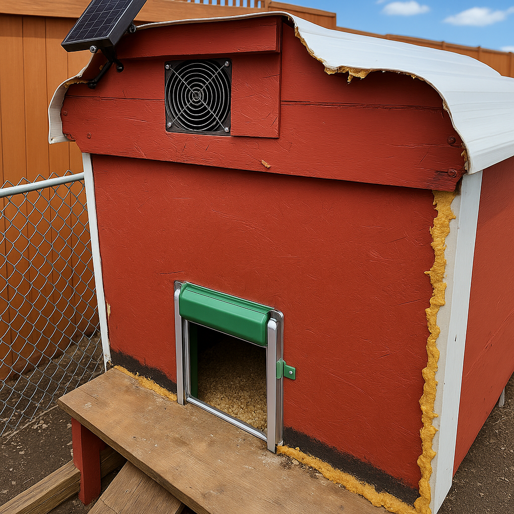 Automatische Hühnerklappe mit Fernbedienung und Lichtsensor | CluckMate