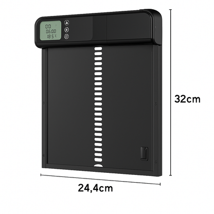 Automatische Hühnerstalltür mit Zeitsteuerung für Auslaufställe | Voltaro
