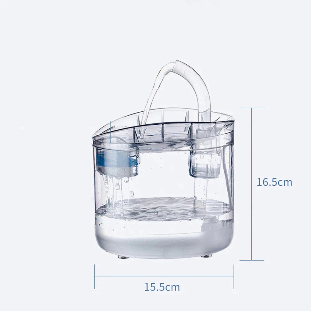 Automatischer Trinkbrunnen mit Sensor für Katzen und Hunde | Visilo