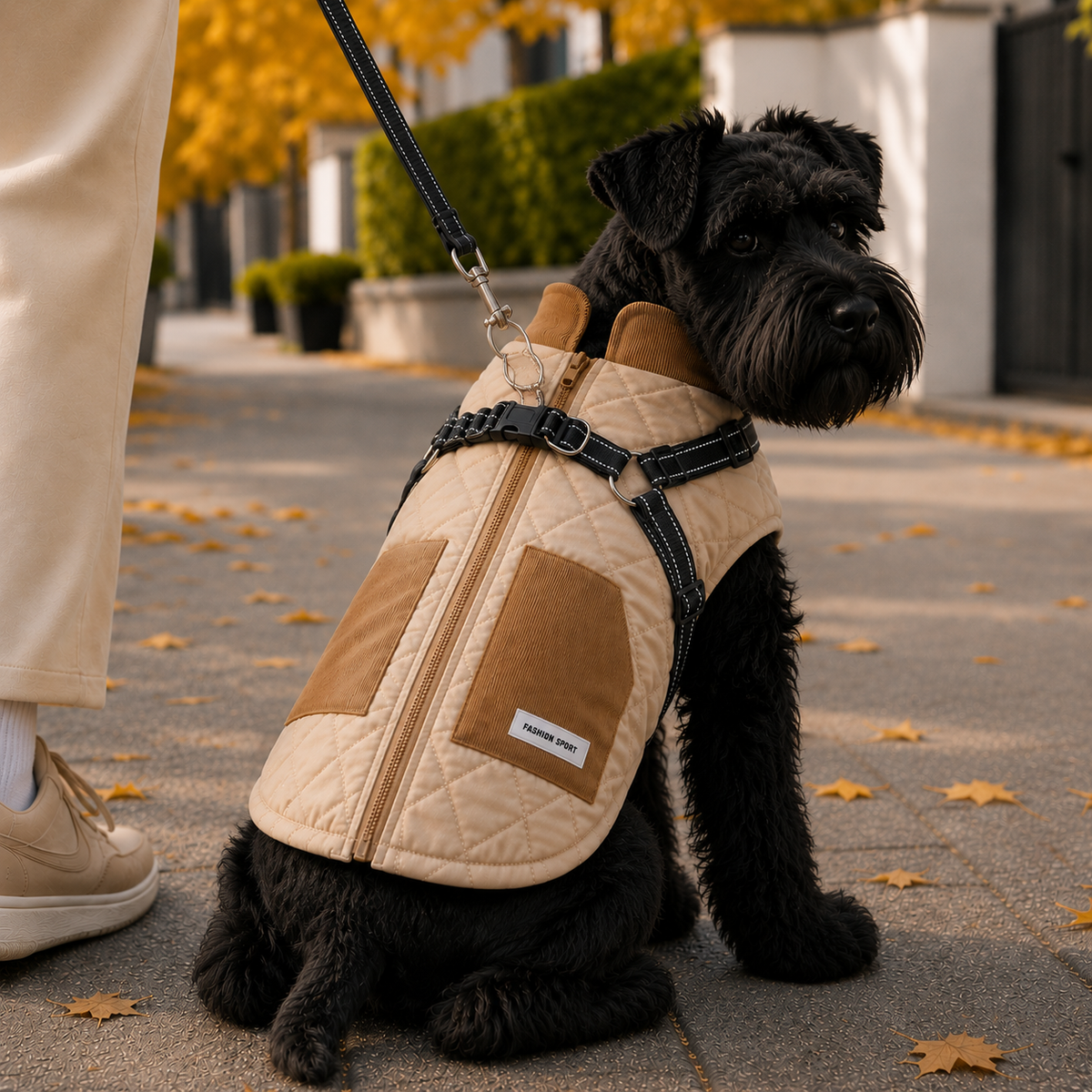 Balto | Hundejacke mit Fleece und Geschirr