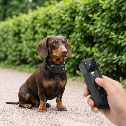 Bellvaro | Hundehalsband für Dackel mit Fernbedienung gegen Bellen
