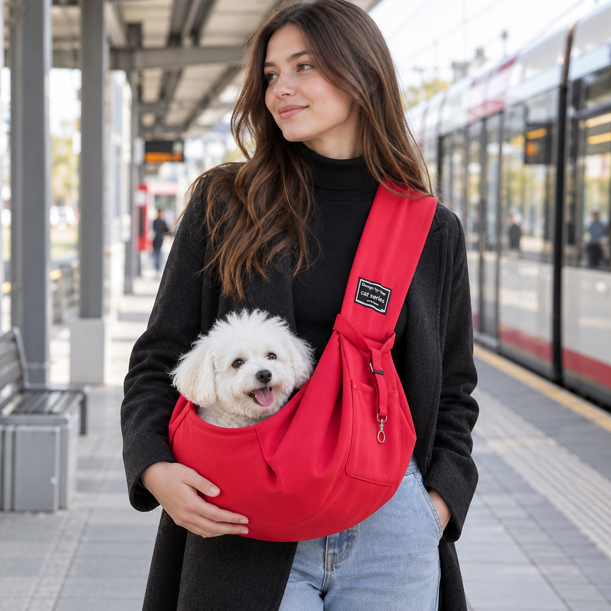 Betty | Haustiertasche mit praktischen Aufbewahrungsfächern