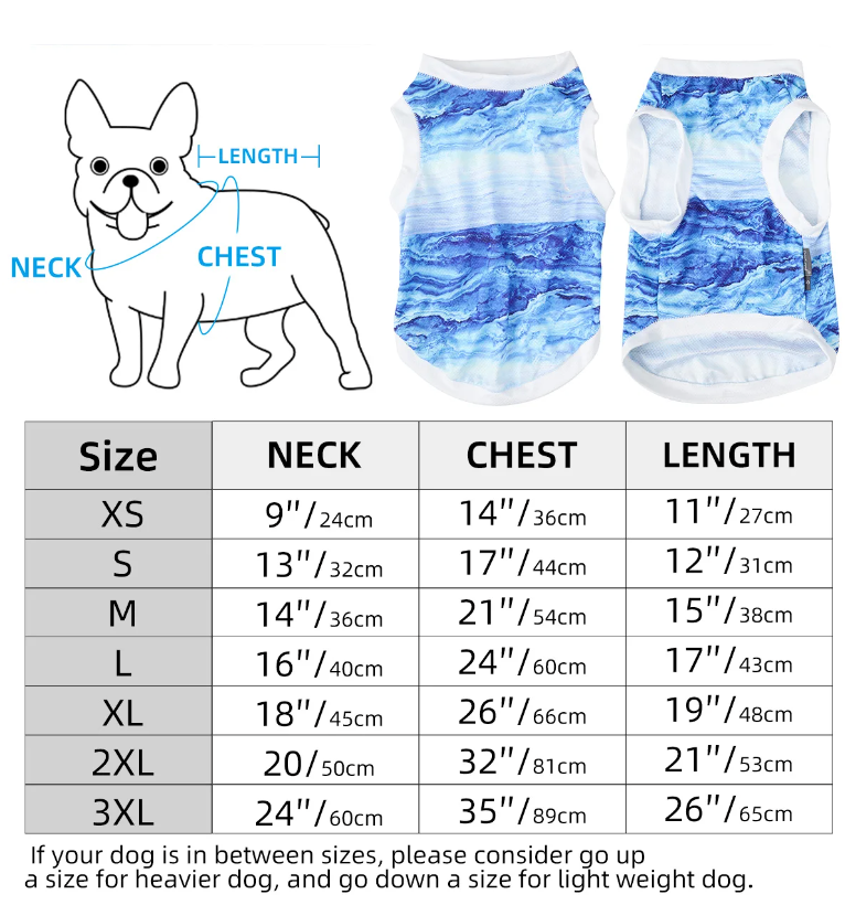Frosty | Hundekühlweste mit Verdunstungskühlung für heiße Sommertage