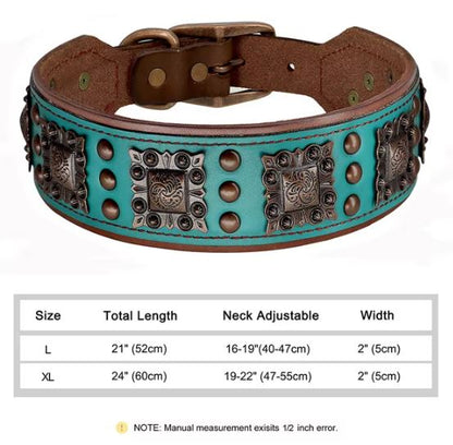 Lothar Strapazierfähiges Leder Hundehalsband
