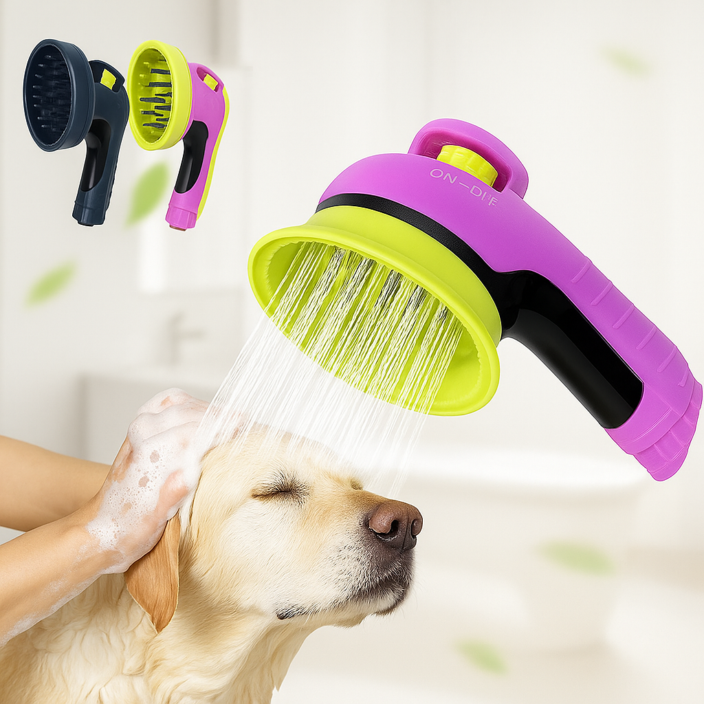 Lala | Duschbürste für Hunde mit Massage – Zur Fellpflege & Reinigung