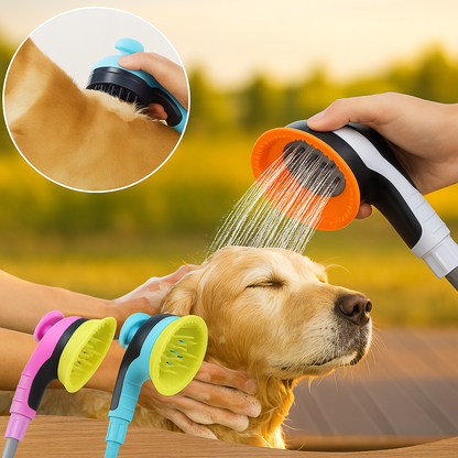 Lala | Duschbürste für Hunde mit Massage – Zur Fellpflege & Reinigung
