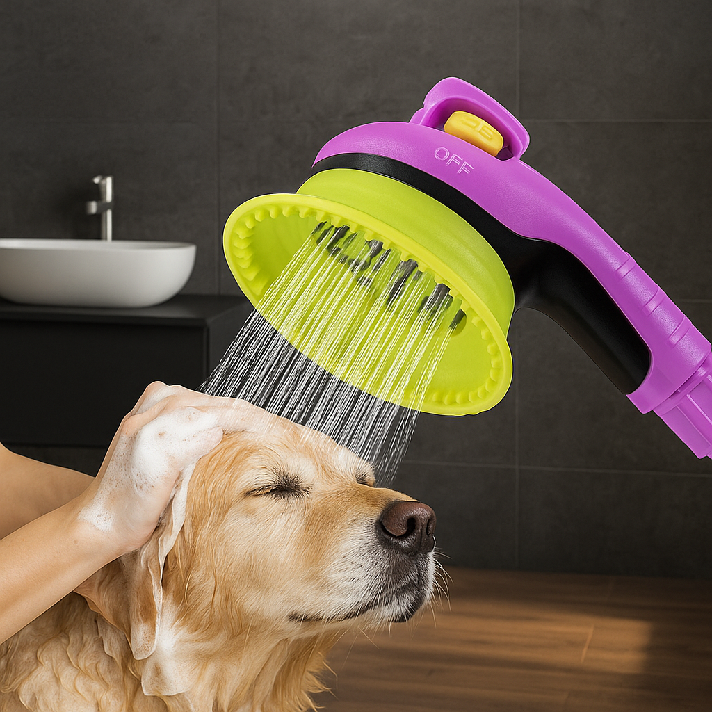 Lala | Duschbürste für Hunde mit Massage – Zur Fellpflege & Reinigung