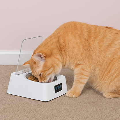 Hank | Automatischer Katzenfutterspender mit Timer und Digitalanzeige
